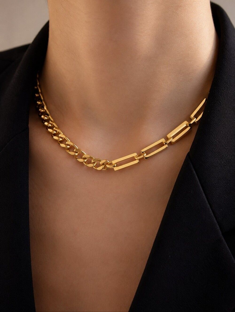 Gold Runway Necklace